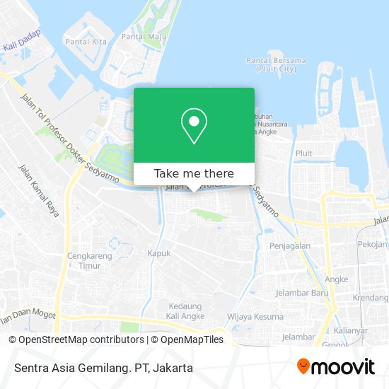 Sentra Asia Gemilang. PT map