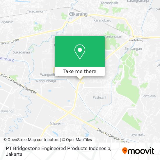 PT Bridgestone Engineered Products Indonesia map