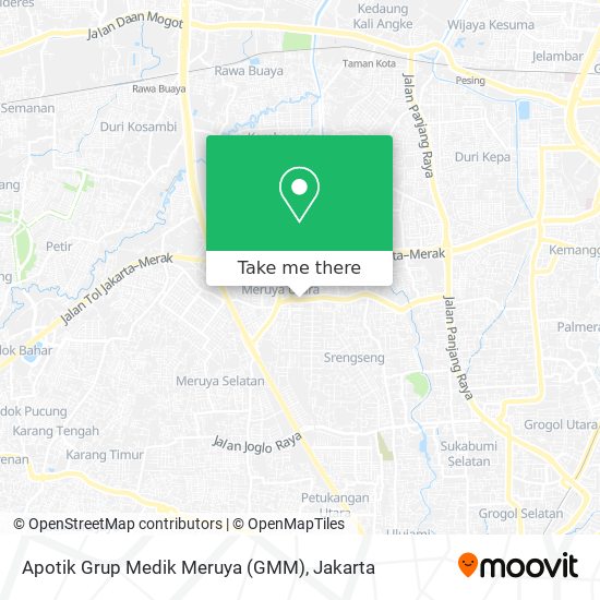 Apotik Grup Medik Meruya (GMM) map