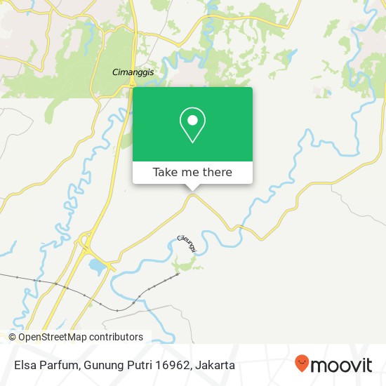 Elsa Parfum, Gunung Putri 16962 map