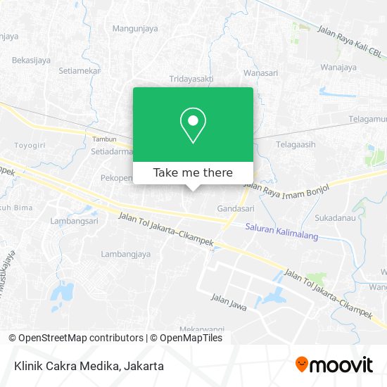 Klinik Cakra Medika map