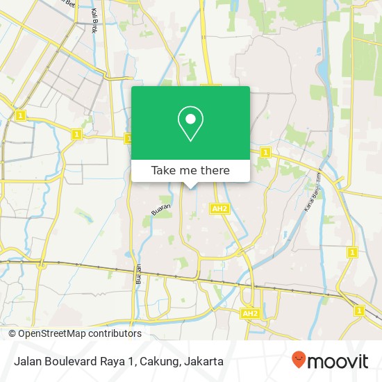 Jalan Boulevard Raya 1, Cakung map