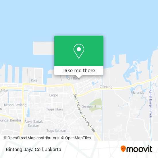 Bintang Jaya Cell map