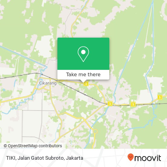 TIKI, Jalan Gatot Subroto map