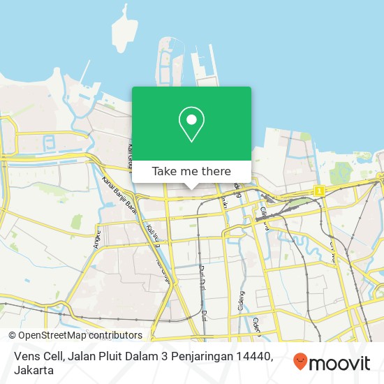 Vens Cell, Jalan Pluit Dalam 3 Penjaringan 14440 map