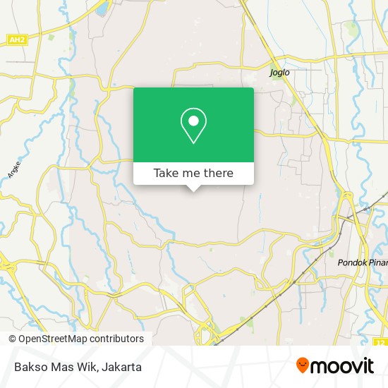 Bakso Mas Wik map