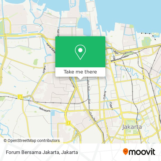 Forum Bersama Jakarta map