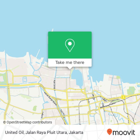 United Oil, Jalan Raya Pluit Utara map