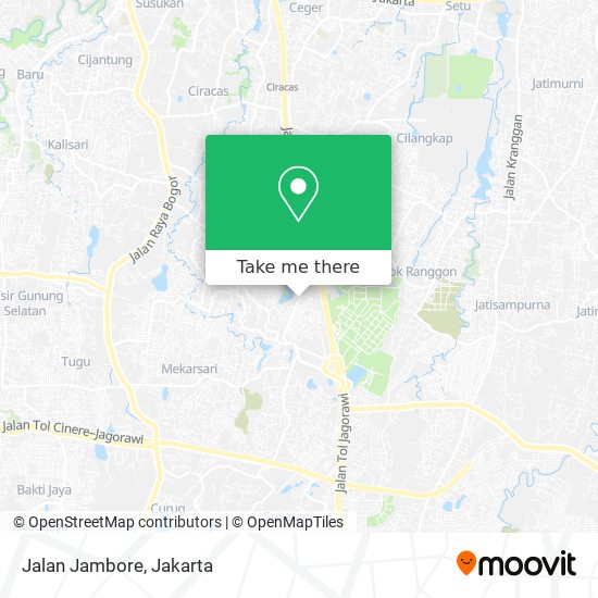 Jalan Jambore map