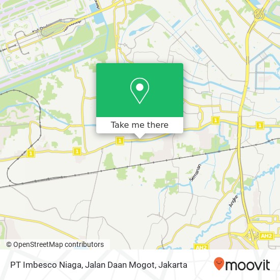 PT Imbesco Niaga, Jalan Daan Mogot map