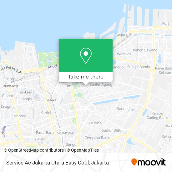 Service Ac Jakarta Utara Easy Cool map