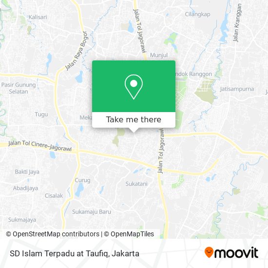SD Islam Terpadu at Taufiq map
