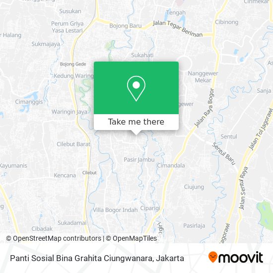 Panti Sosial Bina Grahita Ciungwanara map