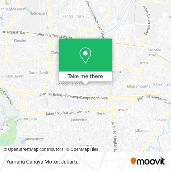 Yamaha Cahaya Motor map