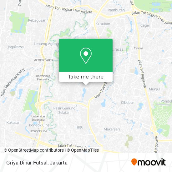 Griya Dinar Futsal map