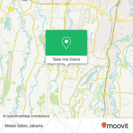 Melati Salon map