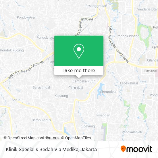 Klinik Spesialis Bedah Via Medika map