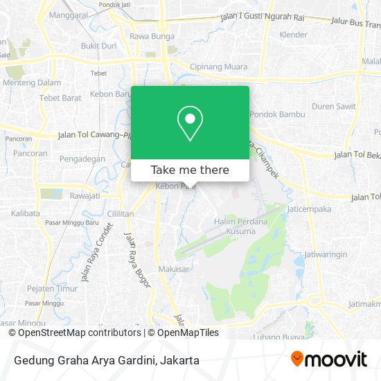 Gedung Graha Arya Gardini map