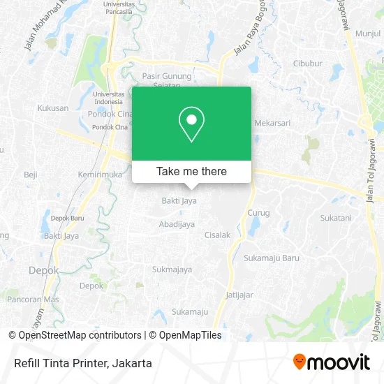 Refill Tinta Printer map