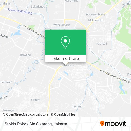 Stokis Rokok Sin Cikarang map