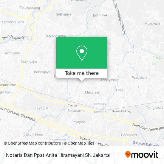 Notaris Dan Ppat Anita Hiramayani Sh map