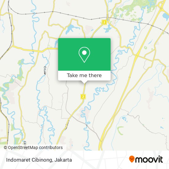 Indomaret Cibinong map