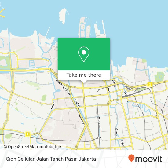 Sion Cellular, Jalan Tanah Pasir map