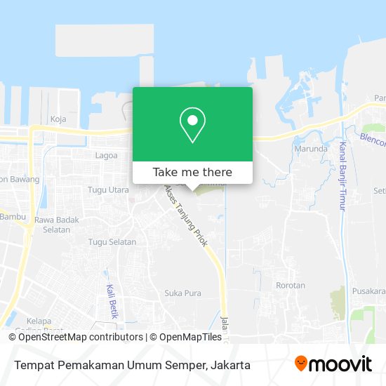Tempat Pemakaman Umum Semper map