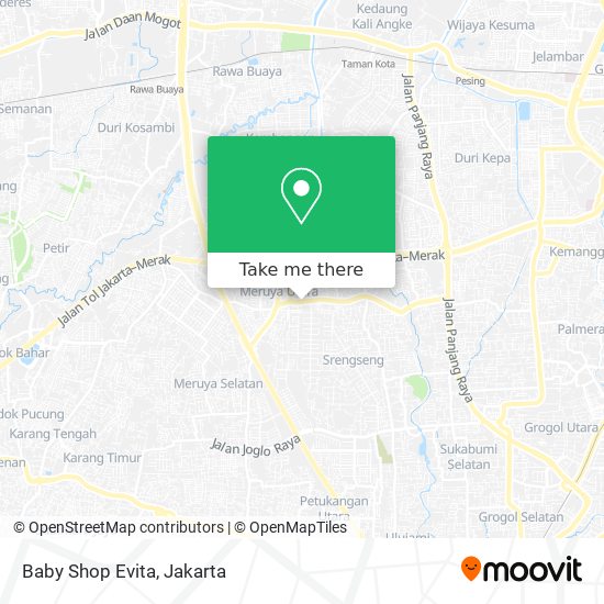 Baby Shop Evita map