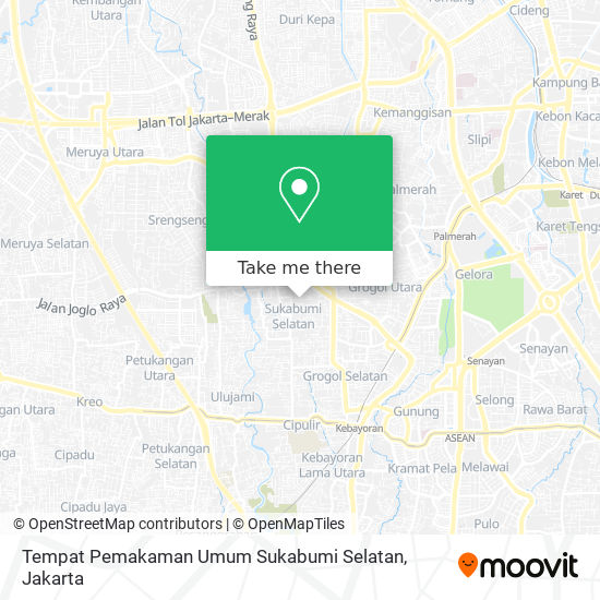 Tempat Pemakaman Umum Sukabumi Selatan map