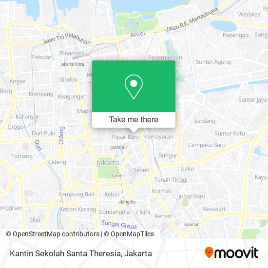 Kantin Sekolah Santa Theresia map
