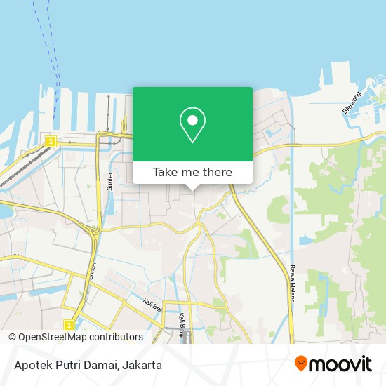 Apotek Putri Damai map