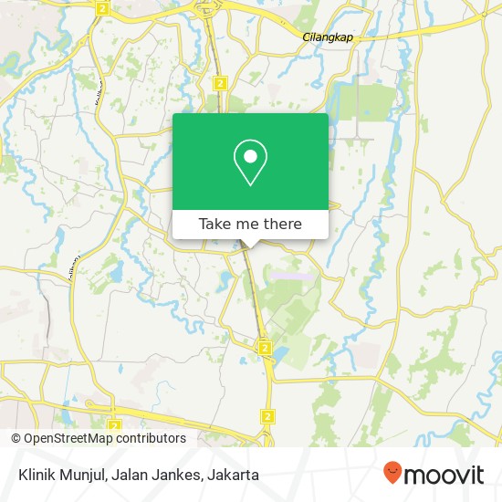 Klinik Munjul, Jalan Jankes map