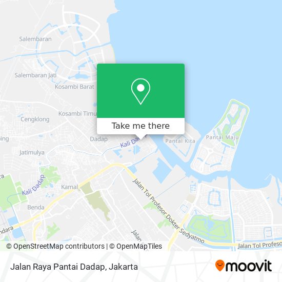 Jalan Raya Pantai Dadap map