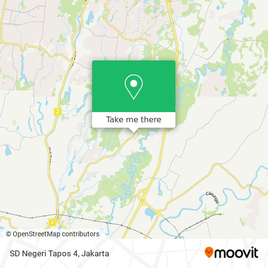 SD Negeri Tapos 4 map