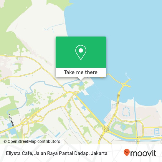 Ellysta Cafe, Jalan Raya Pantai Dadap map