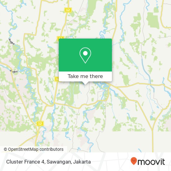 Cluster France 4, Sawangan map