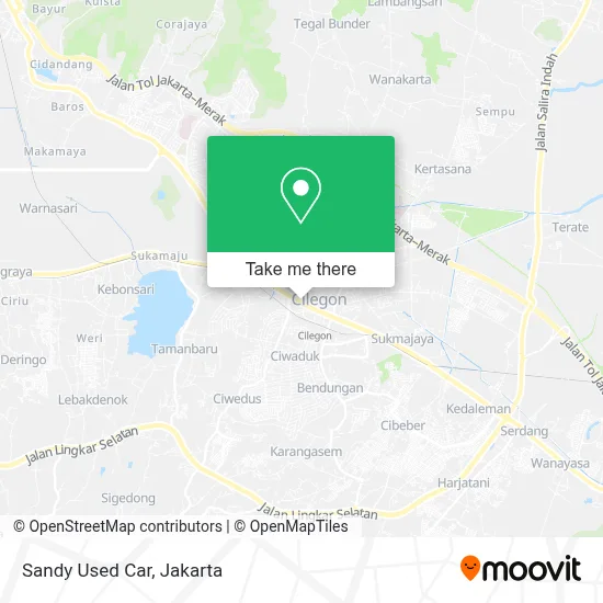 Sandy Used Car map