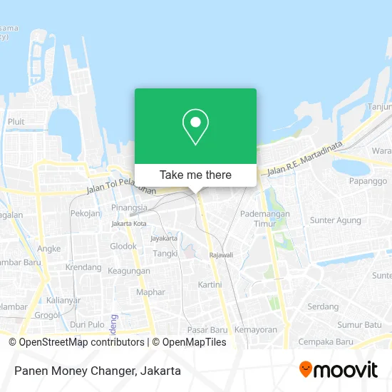 Panen Money Changer map