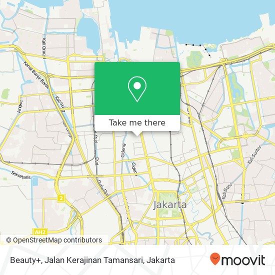 Beauty+, Jalan Kerajinan Tamansari map