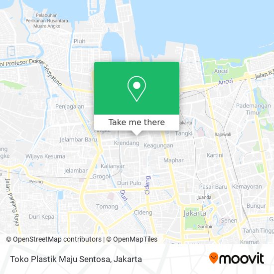 Toko Plastik Maju Sentosa map
