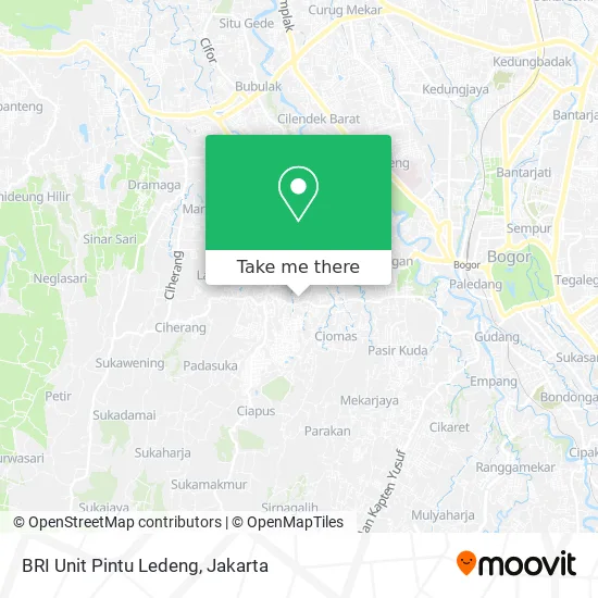 BRI Unit Pintu Ledeng map