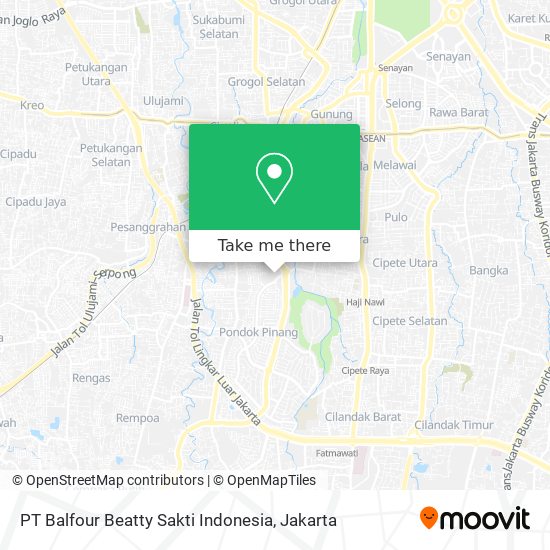 PT Balfour Beatty Sakti Indonesia map