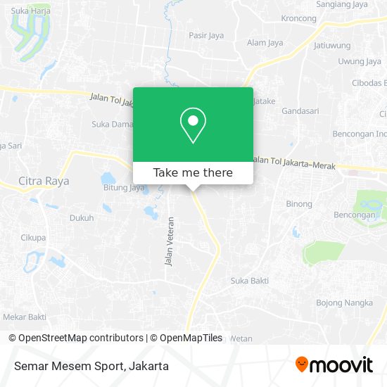 Semar Mesem Sport map