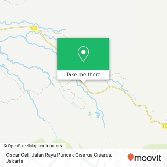 Oscar Cell, Jalan Raya Puncak Cisarua Cisarua map