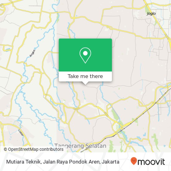 Mutiara Teknik, Jalan Raya Pondok Aren map