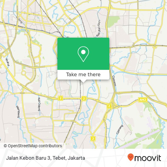 Jalan Kebon Baru 3, Tebet map