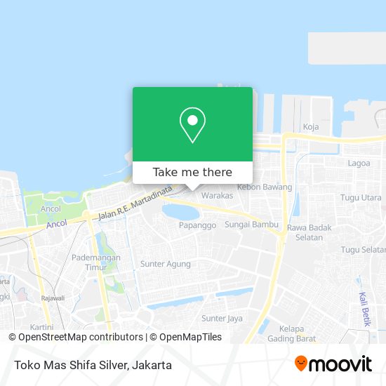 Toko Mas Shifa Silver map