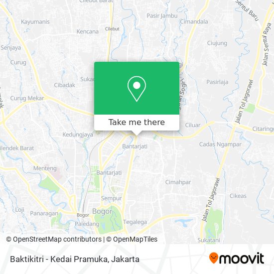 Baktikitri - Kedai Pramuka map