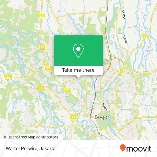 Wartel Perwira map